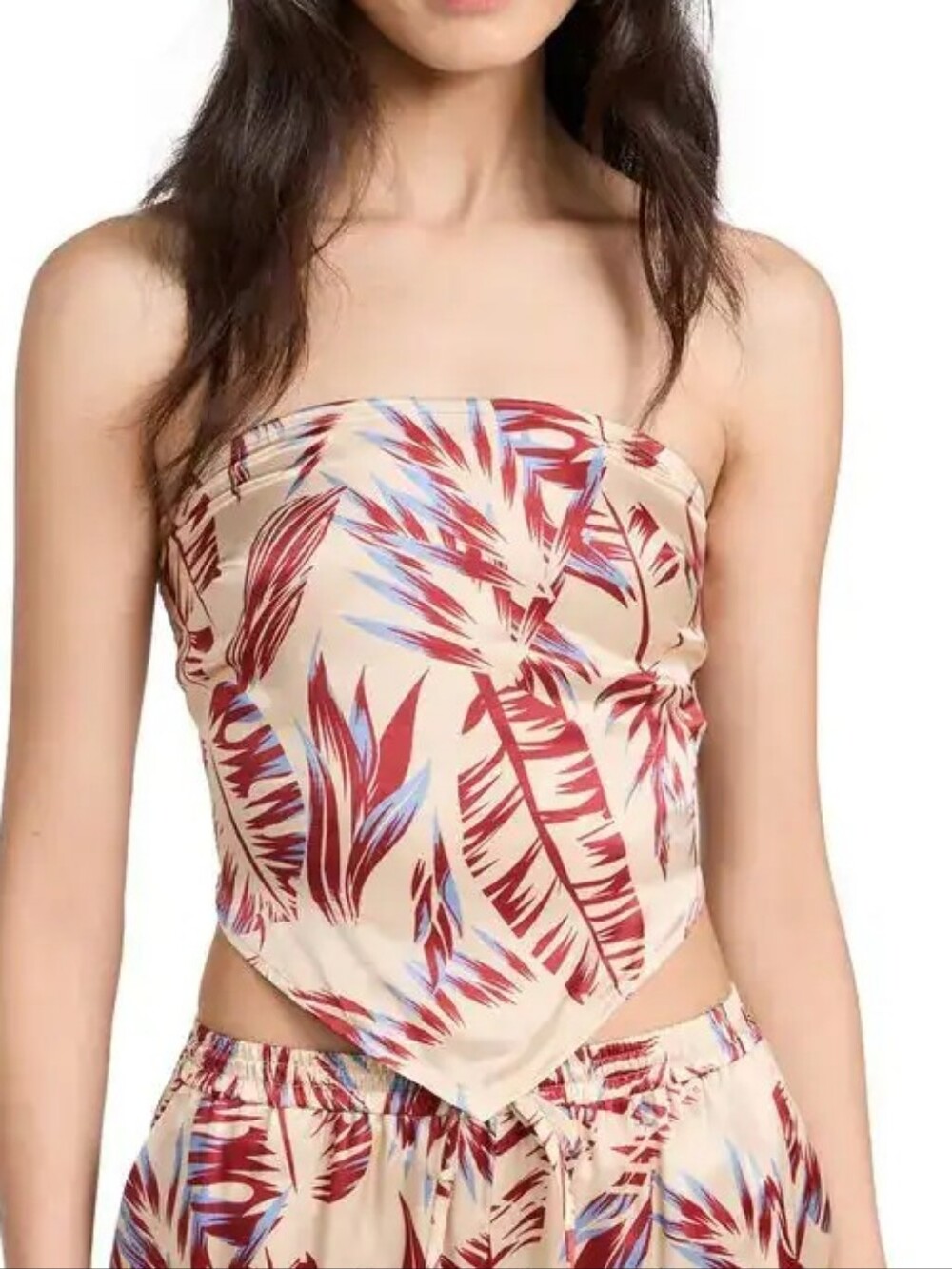 Onia 100% Silk Bandana Top